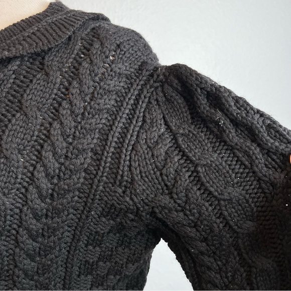 Simone Rocha 100% Wool Cable Knit Sweater XS - Picture 4 of 9